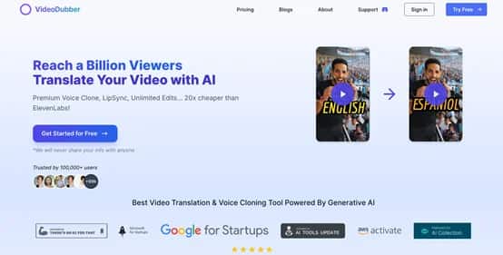 VideoDubber - Tool preview