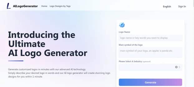 AI Logo Generator - Tool preview
