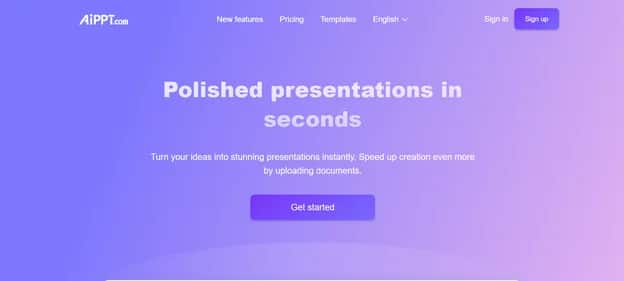 AI PPT - Tool preview