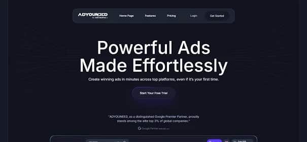 AdYouNeed - Tool preview