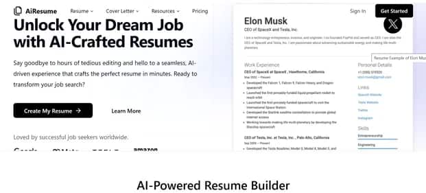 AiResume - Tool preview