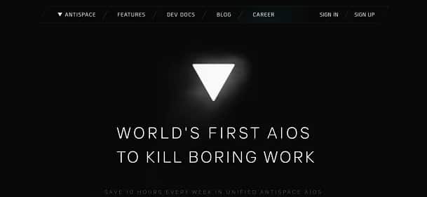 Antispace - Tool preview