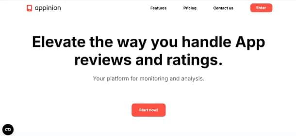 Appinion - Tool preview