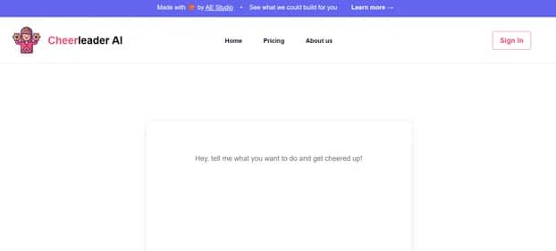 CheerleaderAI - Tool preview