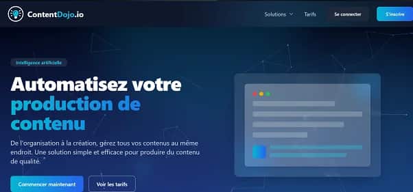 ContentDojo - Tool preview