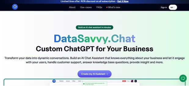 DataSavvy.Chat - Tool preview