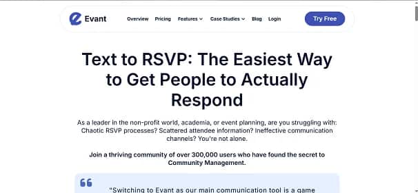 Evant - Tool preview