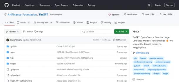FinGPT - Tool preview
