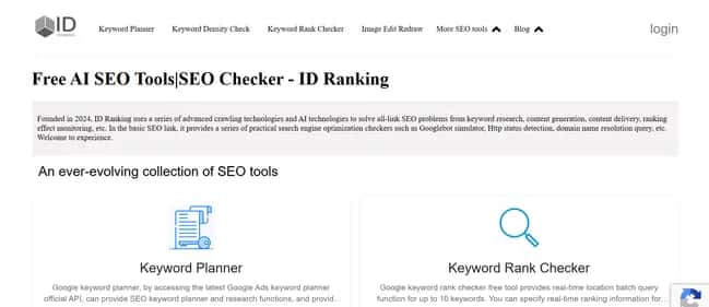 ID Ranking - Tool preview