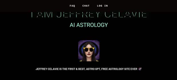 Jeffrey Célavie — AI Astrology Oracle - Tool preview