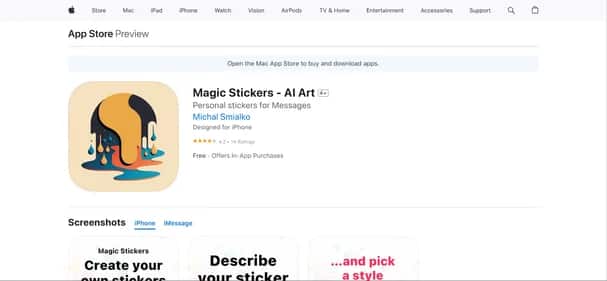 Magic Stickers - Tool preview