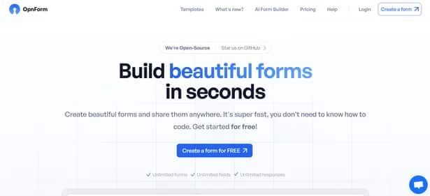 OpnForm - Tool preview