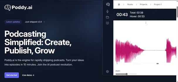 Poddy - Tool preview