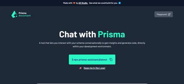 Prisma Assistant - Tool preview