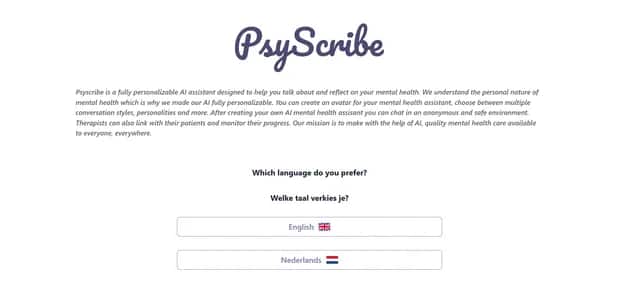 PsyScribe - Tool preview