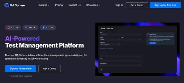 QA Sphere - Tool preview