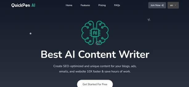 QuickPen AI - Tool preview