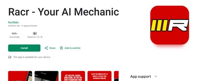 Racr AI - Tool preview