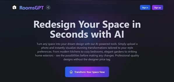 RoomsGPT - Tool preview