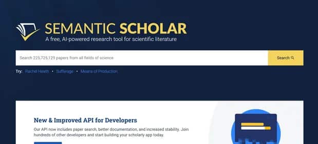 Semantic Scholar - Tool preview