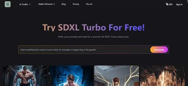 SDXL Turbo - Tool preview
