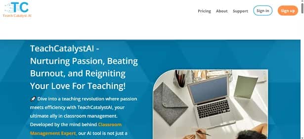 TeachCatalystAI - Tool preview