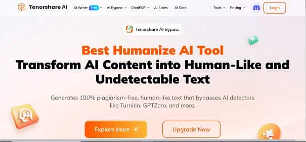 Tenorshare AI - Tool preview