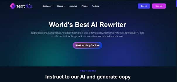 TextFlip - Tool preview