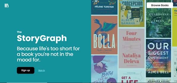 The StoryGraph - Tool preview