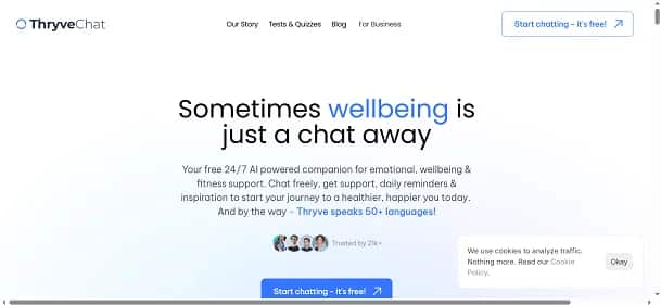 Thryve Chat - Tool preview
