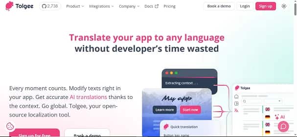 Tolgee - Tool preview