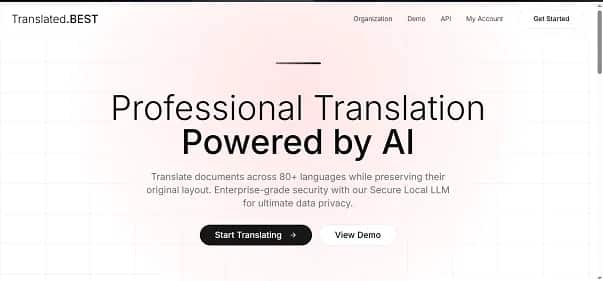 Translated.best - Tool preview