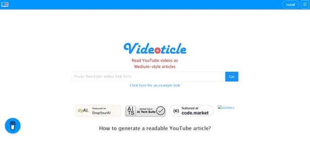 Videoticle V2 - Tool preview