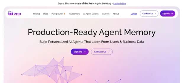 Zep AI - Tool preview