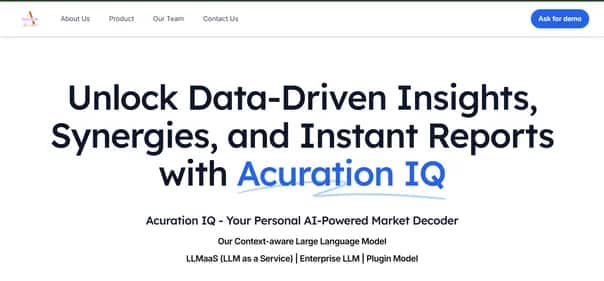 Acuration - Tool preview