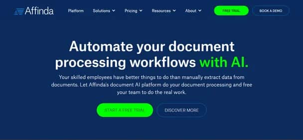 Affinda - Tool preview