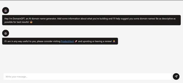 AI Domain Ideas - Tool preview