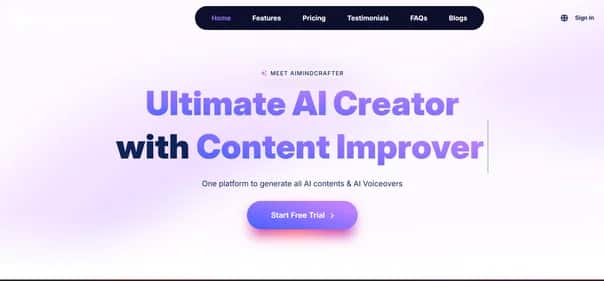 AI MindCrafter - Tool preview