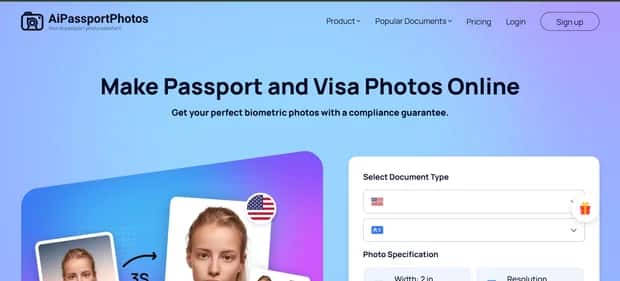 AiPassportPhotos - Tool preview