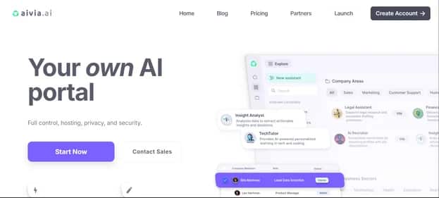 Aivia AI for Business - Tool preview