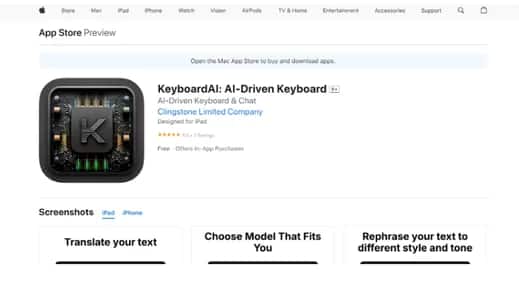 Keyboard AI - Tool preview