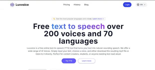 Luvvoice - Tool preview