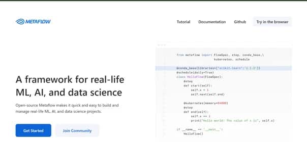 Metaflow - Tool preview