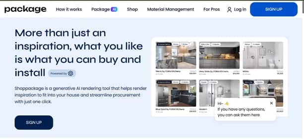 Package AI - Tool preview