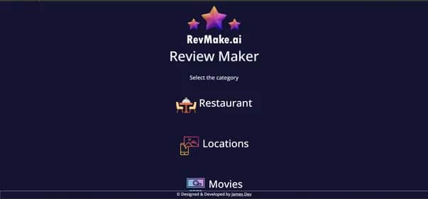 RevMakeAI - Tool preview