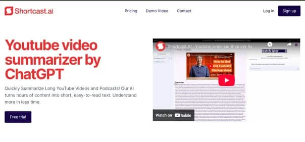 Shortcast - Tool preview