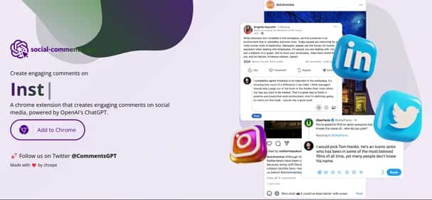 Social Comments GPT - Tool preview