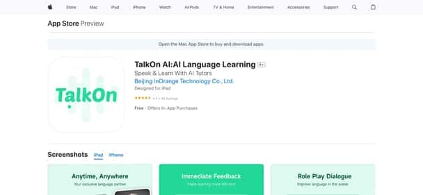 TalkOn AI - Tool preview
