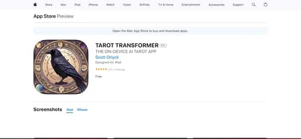 Tarot Transformer - Tool preview