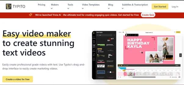 Typito - Tool preview